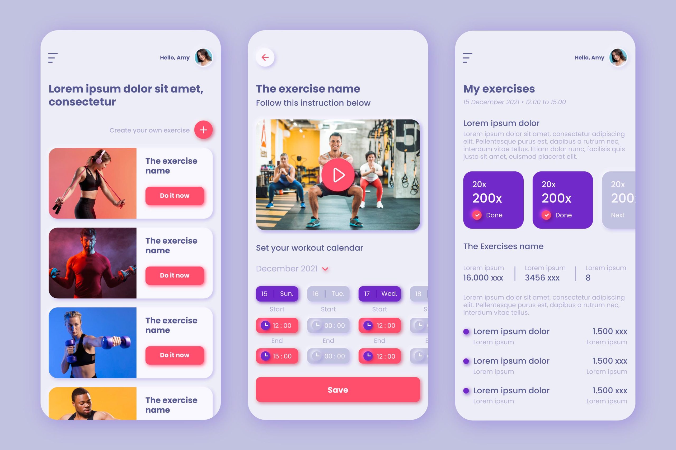 mobile app UI design