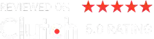 Clutch award - Top software development company badge